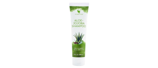 Forever Aloe Jojoba Shampoo — šampon s aloe verom i uljem jojobe za hidrataciju i njegu kose.