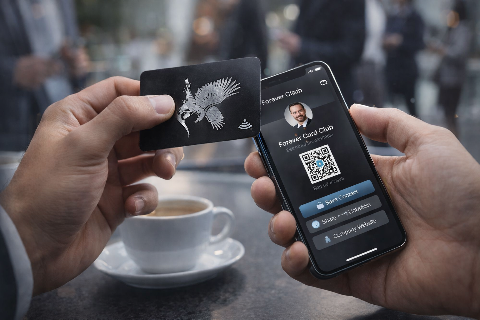 Screenshot of the app QR code system page